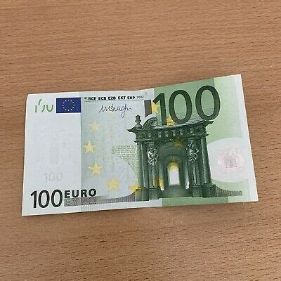 100 euro geschenkgutschein von juwelier becker. 100 Euro Schein 1. alte Ausführung mit Signatur "Draghi ...