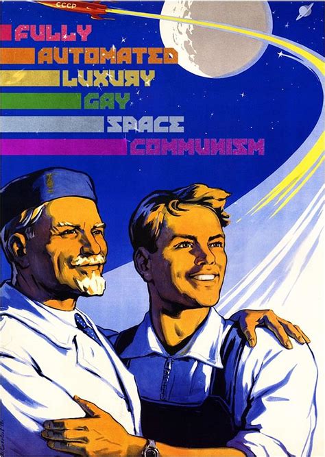 Fully Automated Luxury Gay Space Communism Digital Art By Gene Bradford