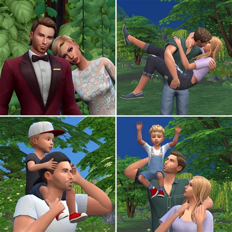 finally downloaded poses spent hours taking photos and then the dad died… at least there s