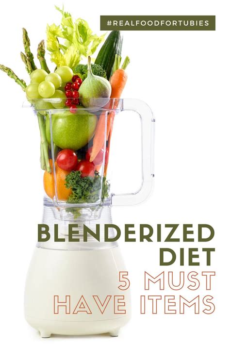 5 Blenderized Diet Must Haves Feeding Tube Diet Pureed Food Recipes