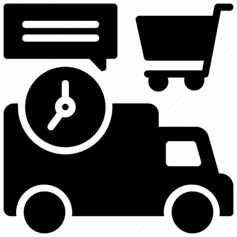 Cargo van, delivery service, delivery truck, express delivery, in time delivery icon