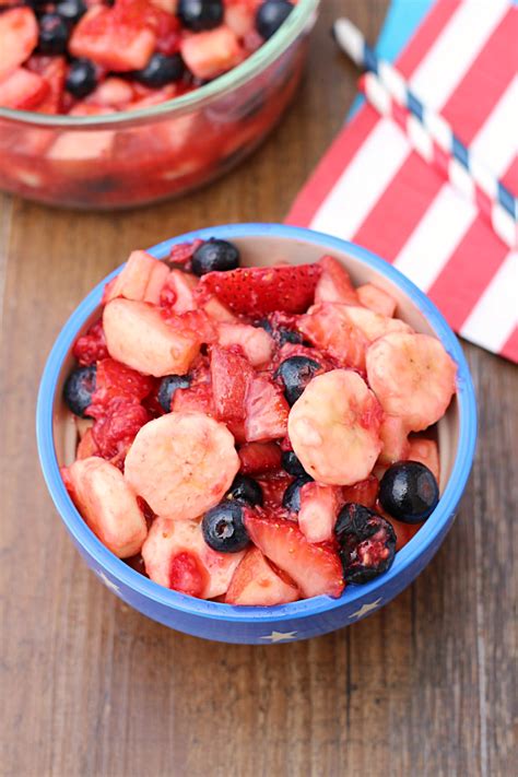 Red White And Blue Fruit Salad Whats Cooking Love