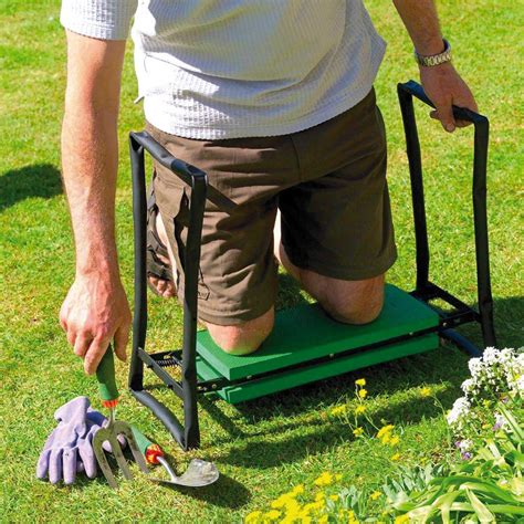 Garden Kneeler Seat Chair Folding Portable Foam Gardening Knee Pad Padded Stool Pure Garden