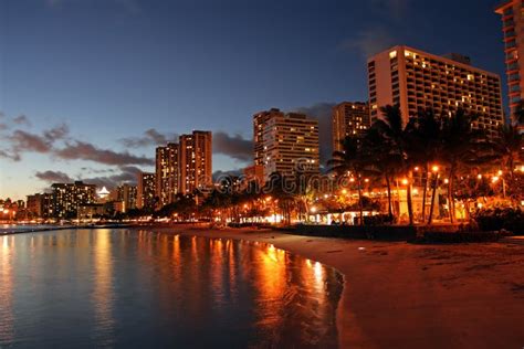 Waikiki Beach Honolulu Oahu Hawaii Stock Photo Image Of Paradise