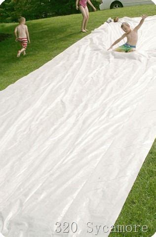 They agreed to manufacture and market the slip 'n slide with one adjustment: 320 * Sycamore: diy: how to make a slip-n-slide | Homemade ...