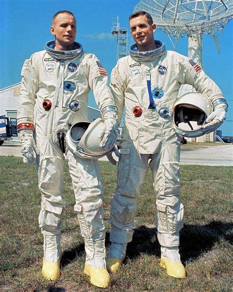 Neil Armstrong And David R Scott In 1966 Photograph By Nasa Pixels