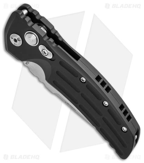 Hogue Knives Ex01 Drop Point Automatic Knife Black Aluminum 35