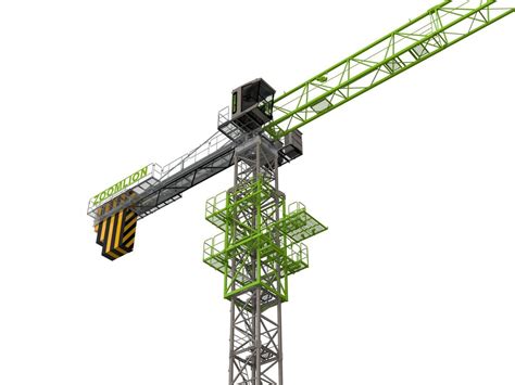 Zoomlion Wa6515 Flat Top Tower Crane Maximum Lifting Capacity 8 Ton