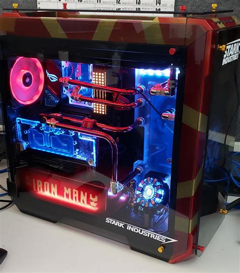 First Water Cooling Build Iron Man Themed Watercooling