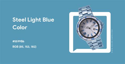 Steel Light Blue Color Hex Code Is 5599b6