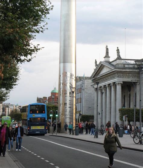 The Spire And The Old Post Office Oconnell Street Dublin The Spire
