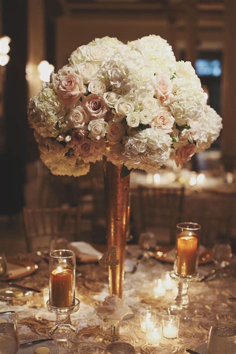 Elegant White Gold Ballroom Wedding Elizabeth Anne Designs The