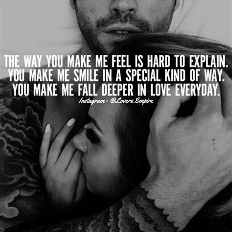 Romantic love quotes for her or him. You Make Me Fall Deeper In Love Everyday Pictures, Photos, and Images for Facebook, Tumblr ...