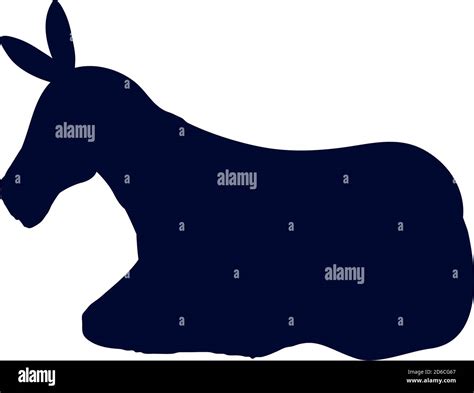 Donkey Silhouette Icon Vector Design Stock Vector Image And Art Alamy