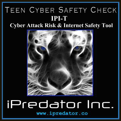 Internet safety or e safety has become a fundamental topic in our digital world and includes knowing about one's internet privacy and how one's behaviors can support a healthy interaction with the use. Internet Safety Assessment for Teens Released by iPredator