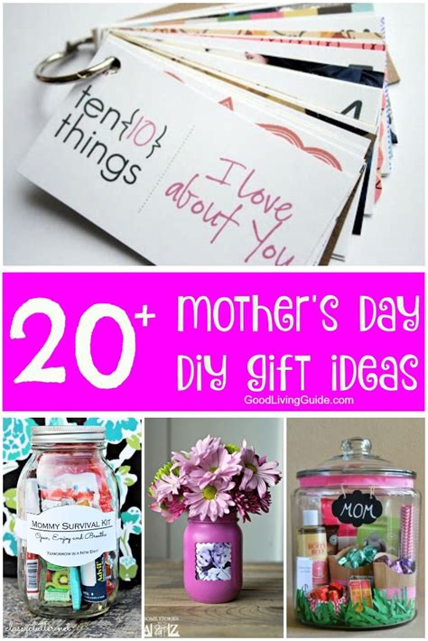 They are the ones who can suffer through any miserable plight only to see their kids to make it easy for you we have brought 100 diy mother's day gifts and crafts that you can make for your lovely mom so look into and choose one. 20+ Mother's Day DIY Gift Ideas - Good Living Guide