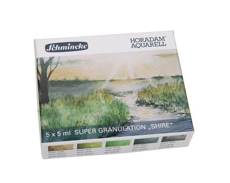 Buy Schmincke Horadam® Aquarell Super Granulation Set Shire 5 X 5