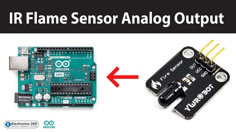 Interfacing IR Flame Sensor With Arduino Electronics