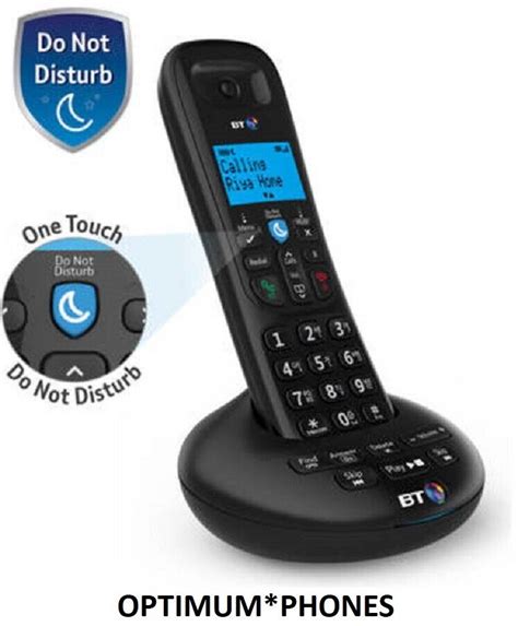 Bt3570 Bt 3570 Single Dect Cordless Phone Answer Machine And Nuisance