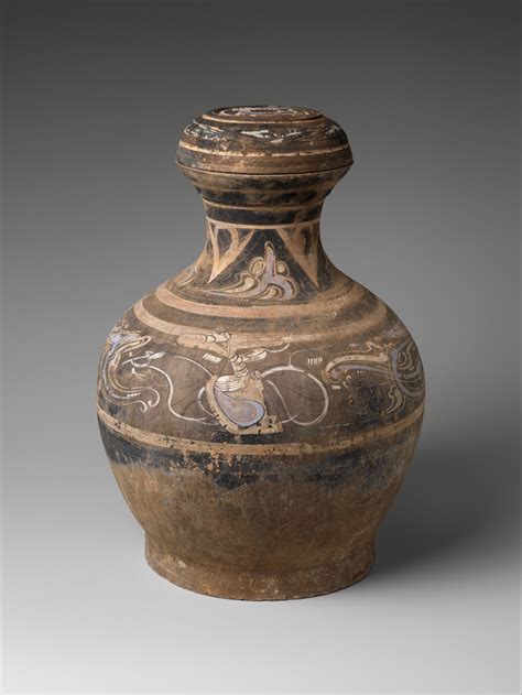 Covered Jar Hu China Western Han Dynasty 206 Bcad 9 The