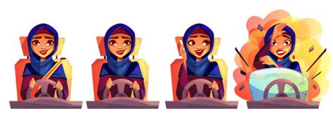 Saudi Woman Driving Illustrations Royalty Free Vector Graphics And Clip Art Istock