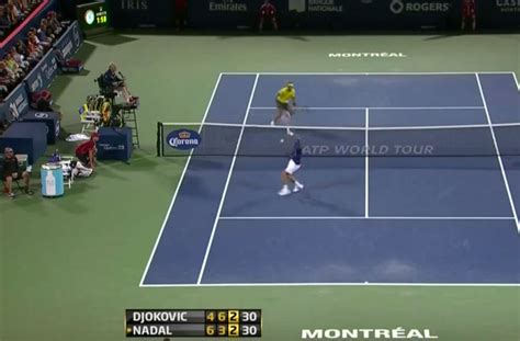 The server starts play by hitting the ball over the net into the service court on his opponent's side. Hitting Your Tennis Opponent - Is It OK? - Tennis Lessons