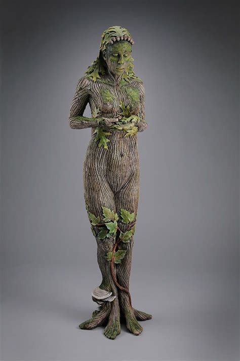 Forest Dryad Tree Nymph A Female Spirit Of A Tree Jef