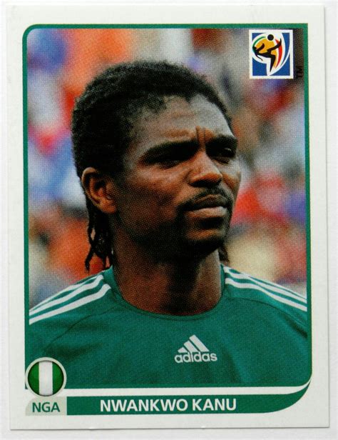 Nwankwo Kanu Of Nigeria 2010 World Cup Finals Card World Cup World