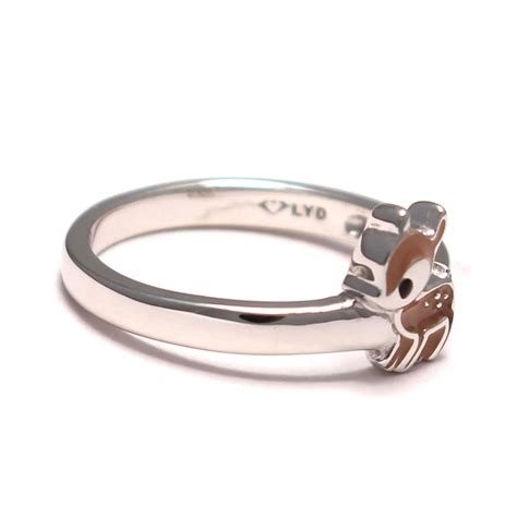 Rehkitz Kinder Ring Bunt Kinderring 925 Sterling Silber Mädchen