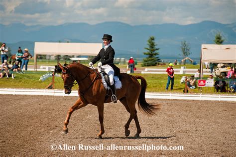 Dressage Event In Eventing Competition At The Event At Rebecca Farms In