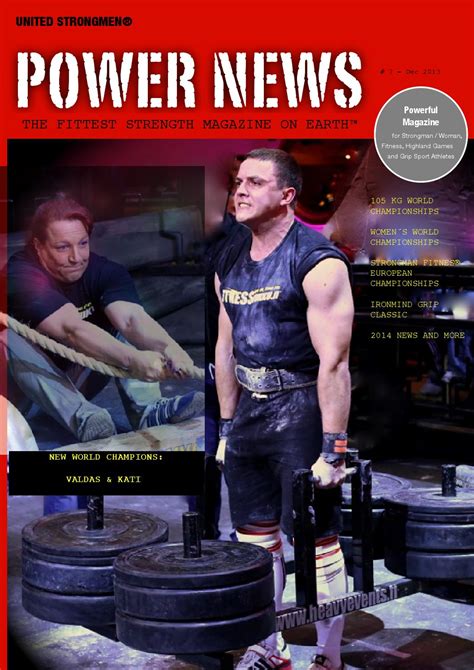 Power News The Fittest Strength Magazine On Earth™ 4 2013 By Power