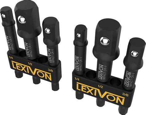 Mua Lexivon 2 Pack Impact Grade Socket Adapter Set 3 Extension Bit