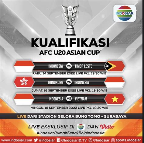 Grup F Kualifikasi Afc U Asian Cup Indonesia Vs Timor Leste