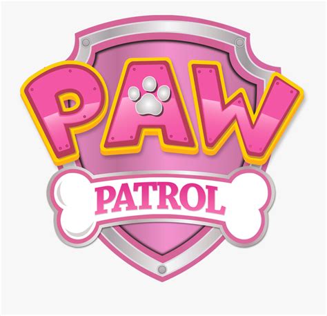 Logo Paw Patrol Rosa Free Transparent Clipart Clipartkey