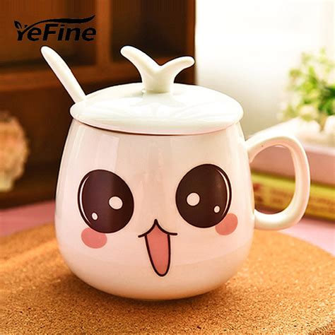 Yefine New Arrival Cartoon Personalized Expression Cups And Mugs