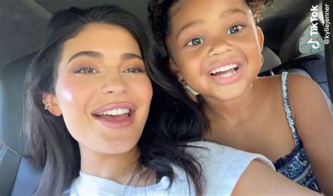 Kylie Jenners Daughter Stormi Looks Stylish At Kylie Cosmetics Party