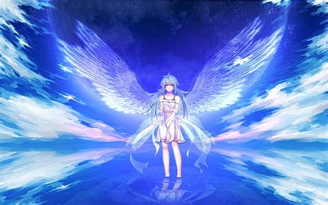 Anime Angel Girl Wings