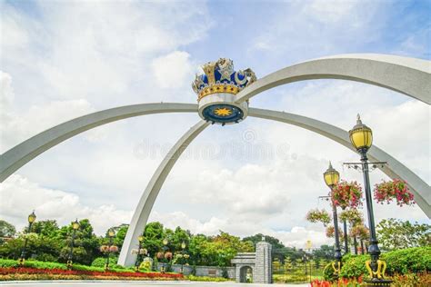 Johor Malaysia April 10 2017 Royal Crown Of Johor Replica
