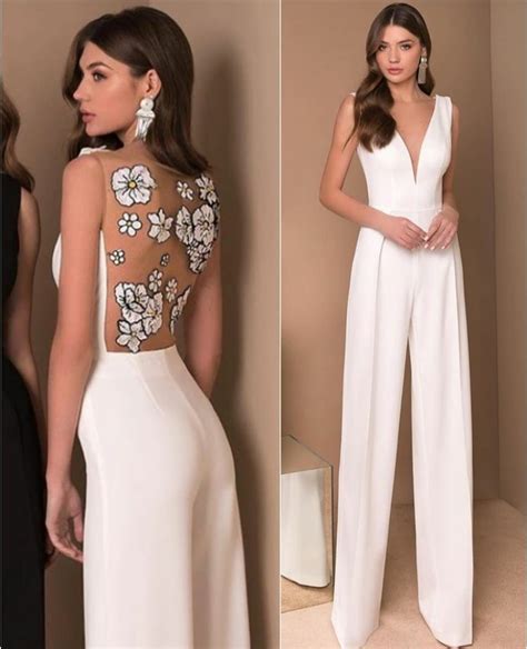 23 Elegant Wedding Jumpsuit Designs The Glossychic