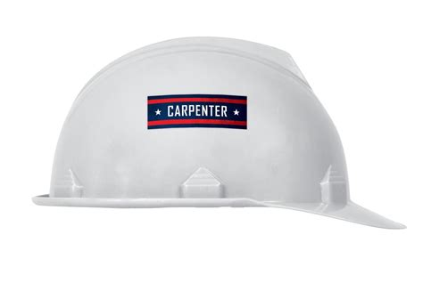Hard Hat Stickers Carpenter Lhtl219