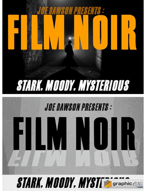 Film Noir Font Free Download Vector Stock Image Photoshop Icon