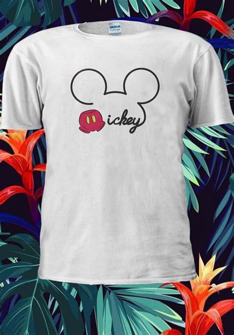 Disney Mickey Minnie Mouse Lindo Divertido Camiseta Familiar Etsy España