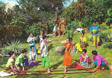 1970s Philippines Tinikling Dance With Bamboo Poles Philippines