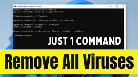 How To Remove Viruses Using Cmd Windows 11 Delete All Viruses Without