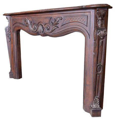 Early 20th Century Mahogany Beaux Art Mantel At 1stdibs