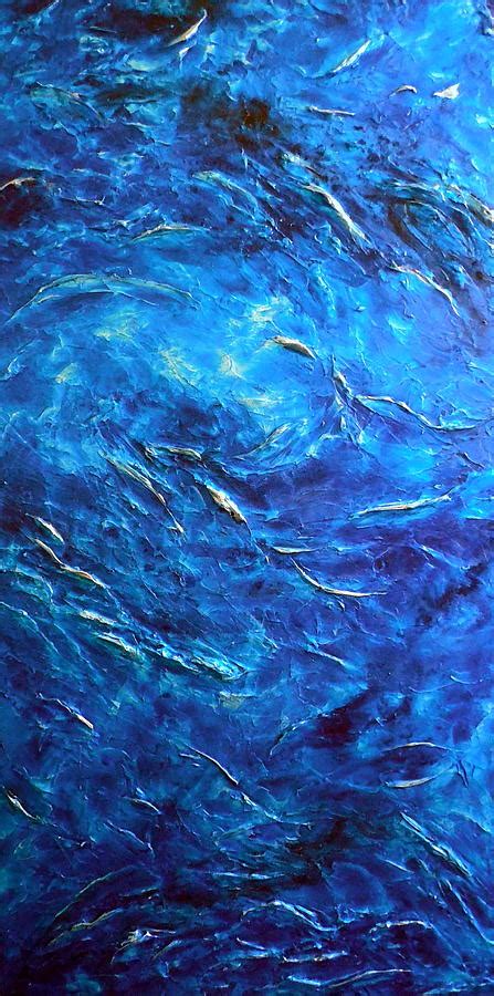 H20 Contemporary Abstract Water Painting Painting By Holly Anderson