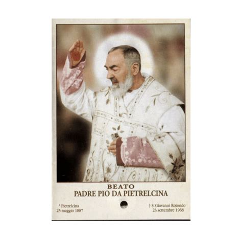 Padre Pio Holy Card - St. Pio vintage Prayer Card – Catholically
