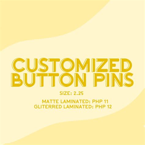 Customized Button Pins Shopee Philippines