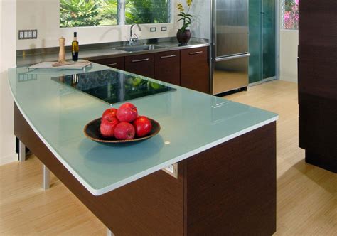 Kitchen Glass Countertop 37 Recycled Glass Countertop Ideas Designs Tips And Advice The