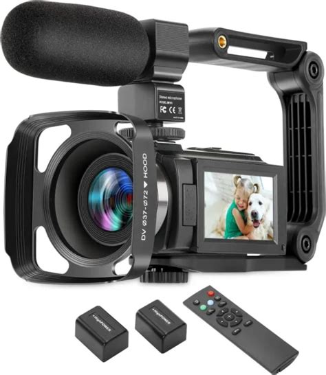 Zuodun 4k Camcorder 60fps Ultra Hd Vlogging Video Camera For Youtube